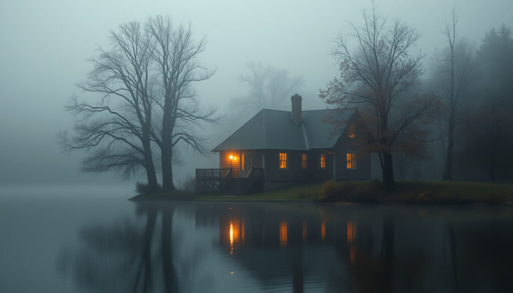 La ca a  ul lago: film romantico, horror e location